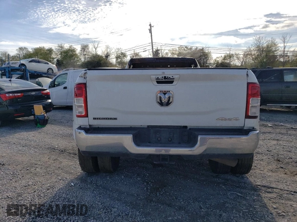 2021 Ram 3500 Big Horn with VIN 3C63RRHL6MG513901, listed as a Copart auction lot 41431395 with 0 mi miles and Non Repairable. Bid and sale history available at carsss.com. Image 6.