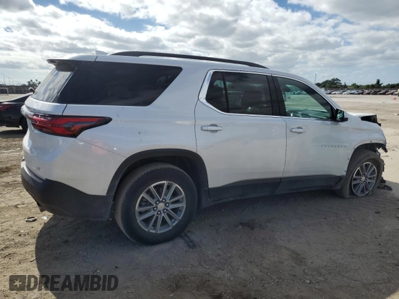 2023 Chevrolet Traverse LT Leather with VIN 1GNERHKW9PJ164077, listed as a Copart auction lot 80903594 with 16,681 mi miles and Salvage Title. Bid and sale history available at carsss.com. Image 3.