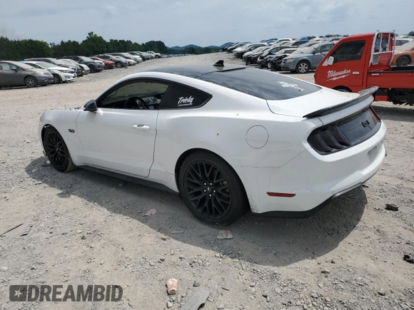 2021 Ford Mustang GT with VIN 1FA6P8CF8M5112824, listed as a Copart auction lot 59357474 with Not provided miles and Salvage title. Bid and sale history available at DreamBid. Image 2.