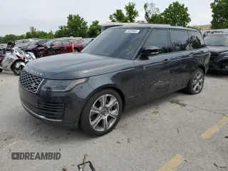 2019 Land Rover Range Rover с VIN SALGS5RE4KA550330, выставлен на аукционе Copart как лот 59328905 с пробегом 62 347 миль миль и Списание • Salvage title. История ставок и продаж доступна на DreamBid. Изображение 1.