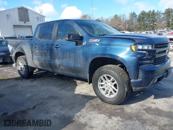 2021 Chevrolet Silverado 1500 RST with VIN 1GCUYEED5MZ177891, listed as a IAAI auction lot 41573151 with 78,470 mi miles. Bid and sale history available at carsss.com. Image 1.