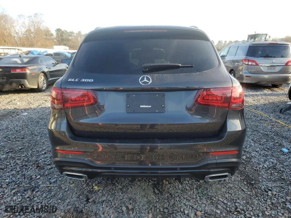 2022 Mercedes-Benz GLC with VIN W1N0G8DBXNV371756, listed as a Copart auction lot 88460905 with 16,213 mi miles and Salvage Title. Bid and sale history available at carsss.com. Image 6.