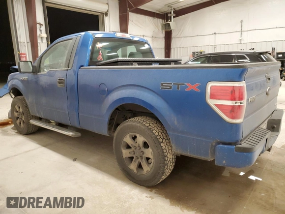 2013 Ford F-150 XL with VIN 1FTMF1CF5DFD02991, listed as a Copart auction lot 46853675 with 127,474 mi miles and Salvage title. Bid and sale history available at DreamBid. Image 2.