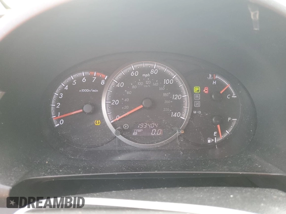 2008 Mazda 5 Sport with VIN JM1CR293780307334, listed as a Copart auction lot 72910894 with 193,404 mi miles and Clean Title. Bid and sale history available at DreamBid. Image 9.