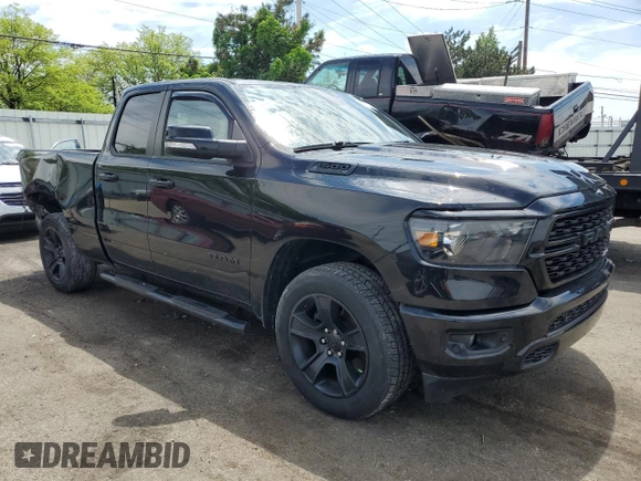 2022 Ram 1500 Big Horn z VIN 1C6SRFBT2NN137192, wystawiony jako Copart lot #56176235 z przebiegiem 78 236 mil mil oraz Szkoda całkowita • Salvage title. Historia ofert i sprzedaży dostępna na DreamBid. Obrazek 4.