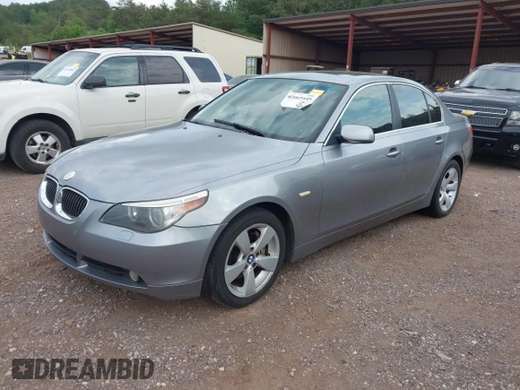 2007 BMW 5 Series with VIN WBANF33567CS38714, listed as a IAAI auction lot 42069445 with 208,449 mi miles and . Bid and sale history available at DreamBid. Image 2.