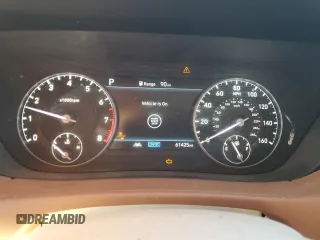 2020 Genesis G90 3.3T Premium with VIN KMTF34PA4LU076259, listed as a Copart auction lot 87943615 with 61,425 mi miles and Salvage Title. Bid and sale history available at carsss.com. Image 9.