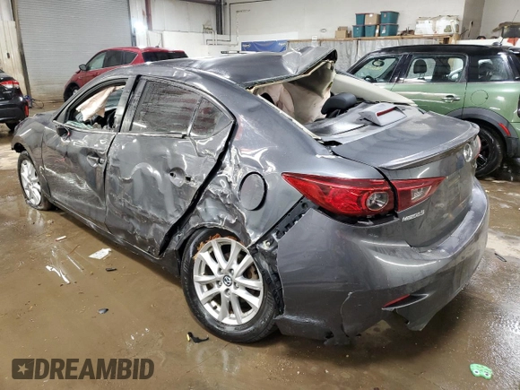 2015 Mazda 3 i Touring with VIN 3MZBM1V72FM166757, listed as a Copart auction lot 44313975 with 129,757 mi miles and Non Repairable. Bid and sale history available at DreamBid. Image 2.