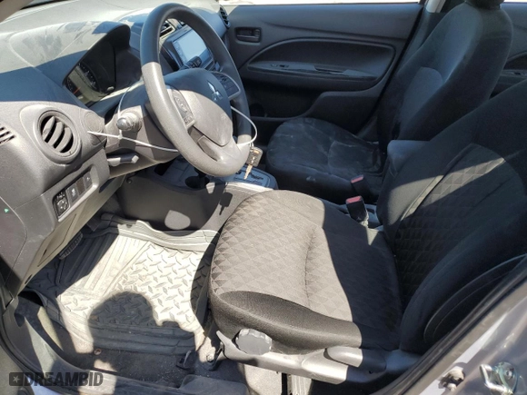 2022 Mitsubishi Mirage ES with VIN ML32AUHJ3NH002069, listed as a Copart auction lot 48496805 with 28,528 mi miles and Salvage Title. Bid and sale history available at carsss.com. Image 7.