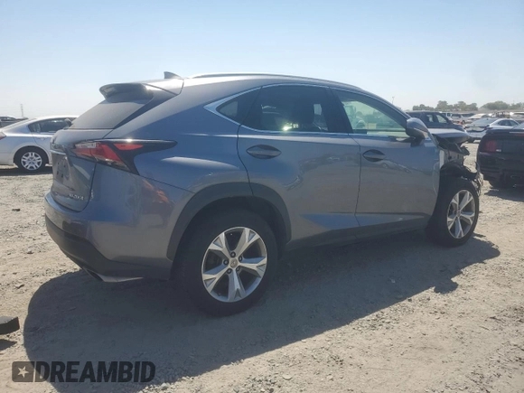 2017 Lexus NX 200t with VIN JTJYARBZ7H2080510, listed as a Copart auction lot 64825525 with 79,623 mi miles and Salvage title. Bid and sale history available at DreamBid. Image 3.