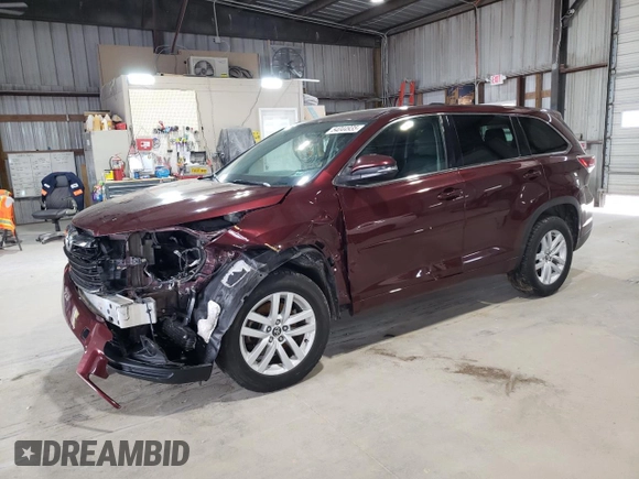 2016 Toyota Highlander LE Plus z VIN 5TDZKRFH9GS146116, wystawiony jako Copart lot #54044935 z przebiegiem 173 585 mil mil oraz Szkoda całkowita • Salvage title. Historia ofert i sprzedaży dostępna na DreamBid. Obrazek 1.