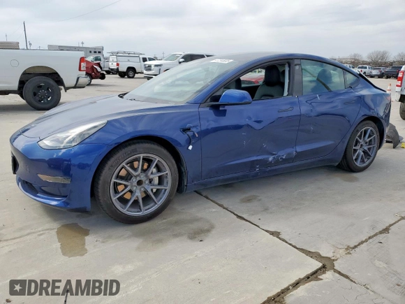2021 Tesla Model 3 Standard Range Plus z VIN 5YJ3E1EA0MF014607, wystawiony jako Copart lot #47290835 z przebiegiem 43 251 mil mil oraz Szkoda całkowita • Salvage title. Historia ofert i sprzedaży dostępna na DreamBid. Obrazek 1.