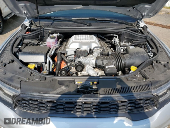 2024 Dodge Durango SRT Hellcat Premium z VIN 1C4SDJH93RC143655, wystawiony jako Copart lot #74523894 z przebiegiem 520 mil mil oraz Szkoda całkowita • Salvage title. Historia ofert i sprzedaży dostępna na DreamBid. Obrazek 12.