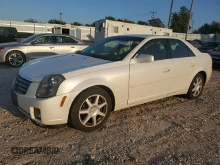2004 Cadillac CTS with VIN 1G6DM577340191654, listed as a Copart auction lot 75236524 with 117,018 mi miles and Non Repairable. Bid and sale history available at carsss.com. Image 1.