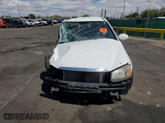2009 Kia Spectra LX with VIN KNAFE221995630318, listed as a Copart auction lot 55817285 with Not provided miles and Non repairable. Bid and sale history available at DreamBid. Image 5.