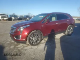 2017 Cadillac XT5 Premium Luxury AWD with VIN 1GYKNERS1HZ190355, listed as a Copart auction lot 84899844 with 119,553 mi miles and Salvage Title. Bid and sale history available at carsss.com. Image 1.