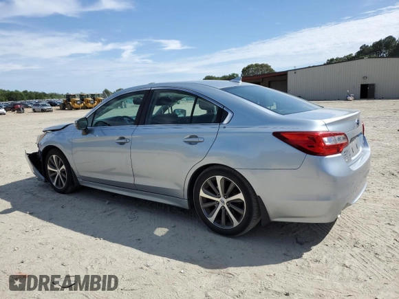 2017 Subaru Legacy Limited with VIN 4S3BNAN69H3039340, listed as a Copart auction lot 57468155 with 45,781 mi miles and Salvage title. Bid and sale history available at DreamBid. Image 2.