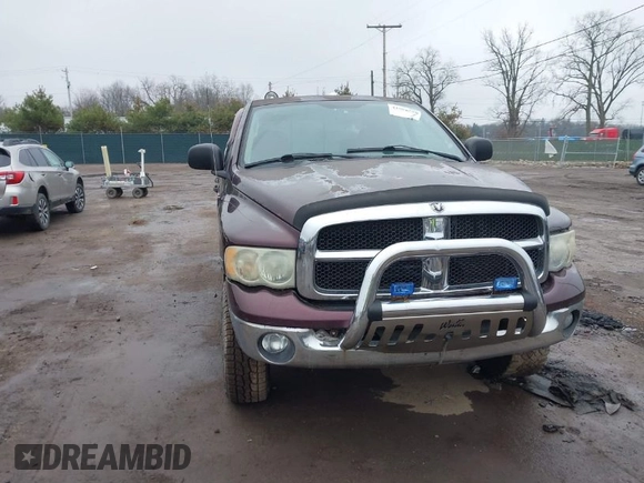 2004 Dodge 2500 SLT with VIN 3D7KU28D74G160366, listed as a IAAI auction lot 41982570 with 206,120 mi miles and . Bid and sale history available at DreamBid. Image 1.