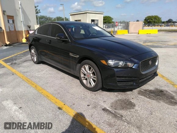 2019 Jaguar XE 25t Premium with VIN SAJAD4FX4KCP47267, listed as a IAAI auction lot 42113311 with 63,914 mi miles. Bid and sale history available at carsss.com. Image 1.