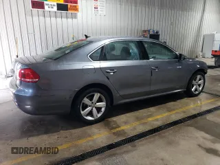 2012 Volkswagen Passat SE with VIN 1VWBP7A37CC006674, listed as a Copart auction lot 50501215 with 118,886 mi miles and Salvage Title. Bid and sale history available at carsss.com. Image 3.