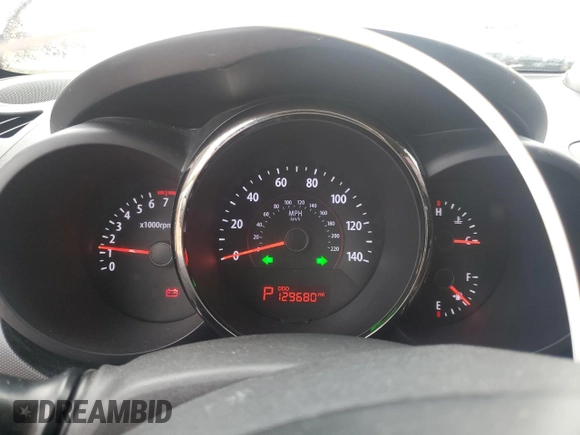 2010 Kia Soul + with VIN KNDJT2A27A7191027, listed as a Copart auction lot 50531714 with 129,680 mi miles and Salvage Title. Bid and sale history available at DreamBid. Image 9.