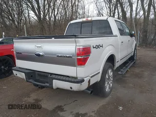 2012 Ford F-150 XL with VIN 1FTFW1ET3CFB09538, listed as a IAAI auction lot 41814952 with 251,908 mi miles. Bid and sale history available at carsss.com. Image 4.