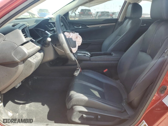 2021 Honda Civic Sedan EX-L with VIN 2HGFC1F77MH701293, listed as a Copart auction lot 49595975 with 78,054 mi miles and Salvage Title. Bid and sale history available at carsss.com. Image 7.