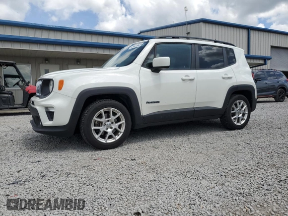 2020 Jeep Renegade Latitude with VIN ZACNJABB2LPL31326, listed as a Copart auction lot 54415525 with 80,656 mi miles and Salvage title. Bid and sale history available at DreamBid. Image 1.