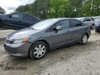 2012 Honda Civic LX z VIN 19XFB2F53CE360569, wystawiony jako Copart lot #57720215 z przebiegiem 152 178 mil mil oraz Tytuł czysty. Historia ofert i sprzedaży dostępna na DreamBid. Obrazek 1.