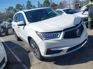 2019 Acura MDX w/Technology Pkg with VIN 5J8YD3H58KL009251, listed as a IAAI auction lot 41770589 with 19,693 mi miles. Bid and sale history available at carsss.com. Image 1.