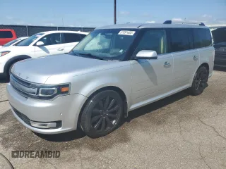 2013 Ford Flex Limited z VIN 2FMHK6DT0DBD32170, wystawiony jako Copart lot #57091405 z przebiegiem Nie podano mil oraz Czysty tytuł • Clean title. Historia ofert i sprzedaży dostępna na DreamBid. Obrazek 1.