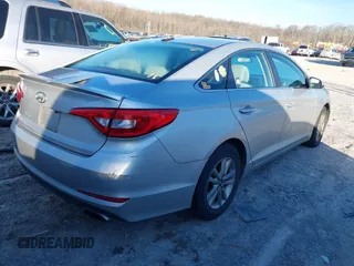 2017 Hyundai Sonata SE with VIN 5NPE24AF6HH446937, listed as a IAAI auction lot 41662562 with 180,436 mi miles. Bid and sale history available at carsss.com. Image 4.