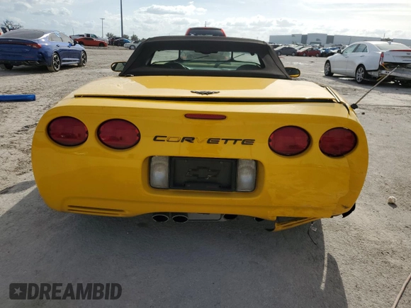 2003 Chevrolet Corvette with VIN 1G1YY32G335125906, listed as a Copart auction lot 79923954 with 56,495 mi miles and Salvage Title. Bid and sale history available at carsss.com. Image 6.