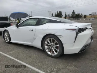 2018 Lexus LC 500h z VIN JTHHP5AY4JA001016, wystawiony jako Copart lot #53820545 z przebiegiem Nie podano mil oraz Szkody całkowita. Historia ofert i sprzedaży dostępna na DreamBid. Obrazek 2.