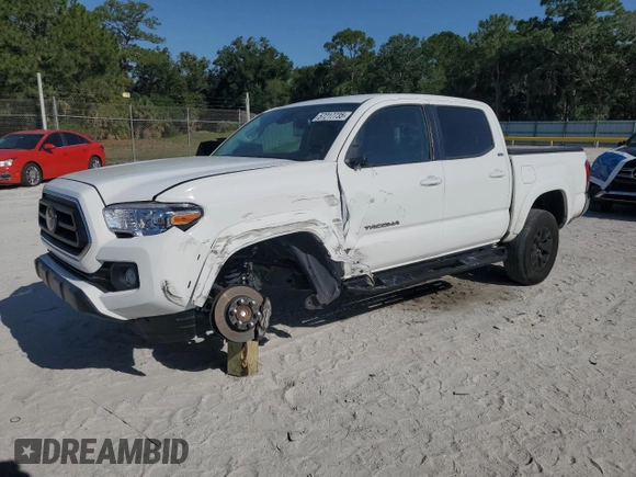 2023 Toyota Tacoma SR5 z VIN 3TMAZ5CN3PM212056, wystawiony jako Copart lot #57217735 z przebiegiem 36 533 mil mil oraz Szkoda całkowita • Salvage title. Historia ofert i sprzedaży dostępna na DreamBid. Obrazek 1.