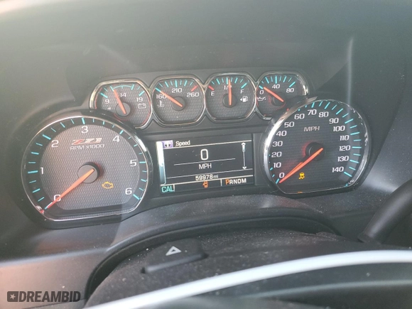 2015 Chevrolet Silverado 1500 LTZ with VIN 3GCPCSEC5FG175143, listed as a Copart auction lot 54593095 with 59,978 mi miles and Clean Title. Bid and sale history available at carsss.com. Image 9.