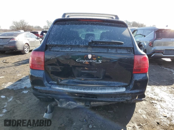 2004 Porsche Cayenne S with VIN WP1AB29P64LA73662, listed as a Copart auction lot 42447765 with 248,642 mi miles and Salvage Title. Bid and sale history available at carsss.com. Image 6.