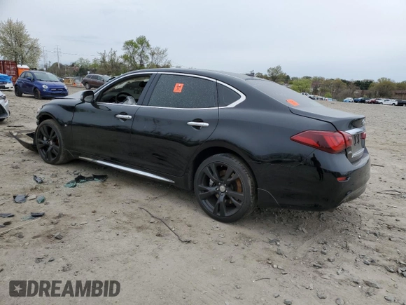 2016 Infiniti Q70 with VIN JN1BY1PR5GM720394, listed as a Copart auction lot 52748025 with Not provided miles and Salvage title. Bid and sale history available at DreamBid. Image 2.