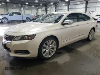 2014 Chevrolet Impala LTZ with VIN 1G1155S33EU169478, listed as a Copart auction lot 60453475 with 107,259 mi miles and Salvage title. Bid and sale history available at DreamBid. Image 1.
