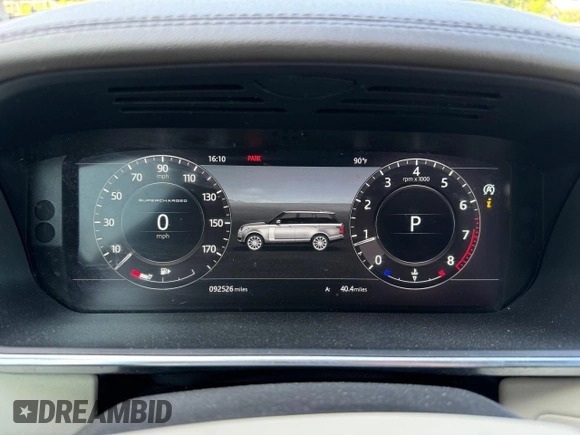 2018 Land Rover Range Rover with VIN SALGS2REXJA505213, listed as a Copart auction lot 49164435 with 92,526 mi miles and Clean title. Bid and sale history available at DreamBid. Image 8.
