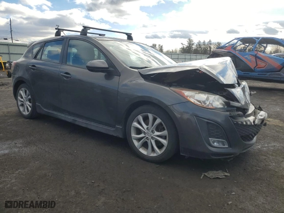 2011 Mazda Mazda3 s Sport with VIN JM1BL1K61B1434612, listed as a Copart auction lot 44027675 with 123,091 mi miles and Salvage Title. Bid and sale history available at carsss.com. Image 4.