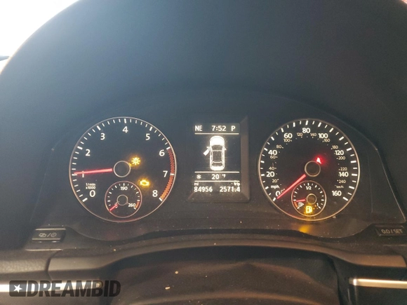 2013 Volkswagen Eos Komfort with VIN WVWBW8AHXDV002194, listed as a Copart auction lot 41604255 with 84,956 mi miles and Salvage Title. Bid and sale history available at DreamBid. Image 9.