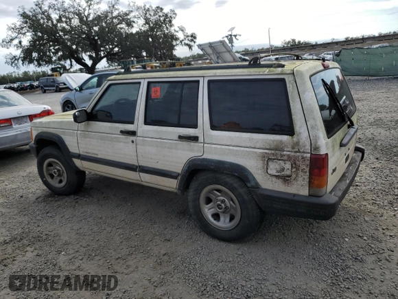 1998 Jeep Cherokee Sport with VIN 1J4FT68S8WL101900, listed as a Copart auction lot 86476444 with 0 mi miles and Salvage Title. Bid and sale history available at carsss.com. Image 2.