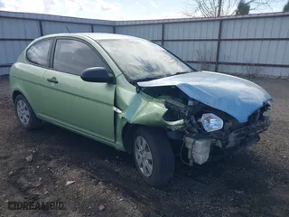 2008 Hyundai Accent GS with VIN KMHCM36C28U064545, listed as a IAAI auction lot 41958102 with 120,679 mi miles. Bid and sale history available at carsss.com. Image 1.