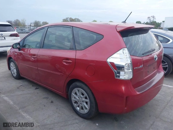 2013 Toyota Prius v Two with VIN JTDZN3EU4D3205797, listed as a IAAI auction lot 41915255 with NaN miles. Bid and sale history available at carsss.com. Image 14.