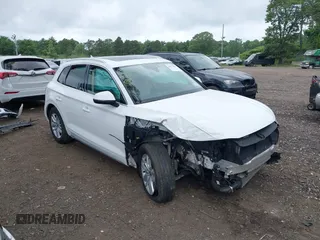 2022 Audi Q5 S line Premium with VIN WA1GAAFY2N2094208, listed as a IAAI auction lot 42672467 with 26,301 mi miles and . Bid and sale history available at DreamBid. Image 1.