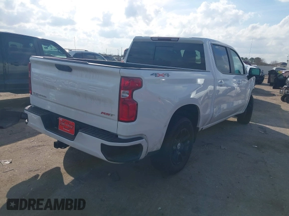 2024 Chevrolet Silverado 1500 RST with VIN 1GCUDEED5RZ182527, listed as a IAAI auction lot 41507061 with 5,169 mi miles. Bid and sale history available at carsss.com. Image 4.