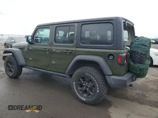 2022 Jeep Wrangler Unlimited Sport with VIN 1C4HJXDG2NW279018, listed as a Copart auction lot 87961135 with 11,015 mi miles and Salvage title. Bid and sale history available at DreamBid. Image 2.