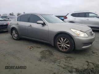 2007 Infiniti G35 Sedan G35x with VIN JNKBV61F67M810394, listed as a Copart auction lot 85391294 with 288,141 mi miles and Salvage Title. Bid and sale history available at carsss.com. Image 1.