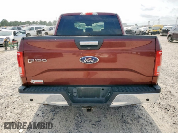 2015 Ford F-150 XL with VIN 1FTEW1CP4FKD76832, listed as a Copart auction lot 57607715 with 183,177 mi miles and Salvage title. Bid and sale history available at DreamBid. Image 6.